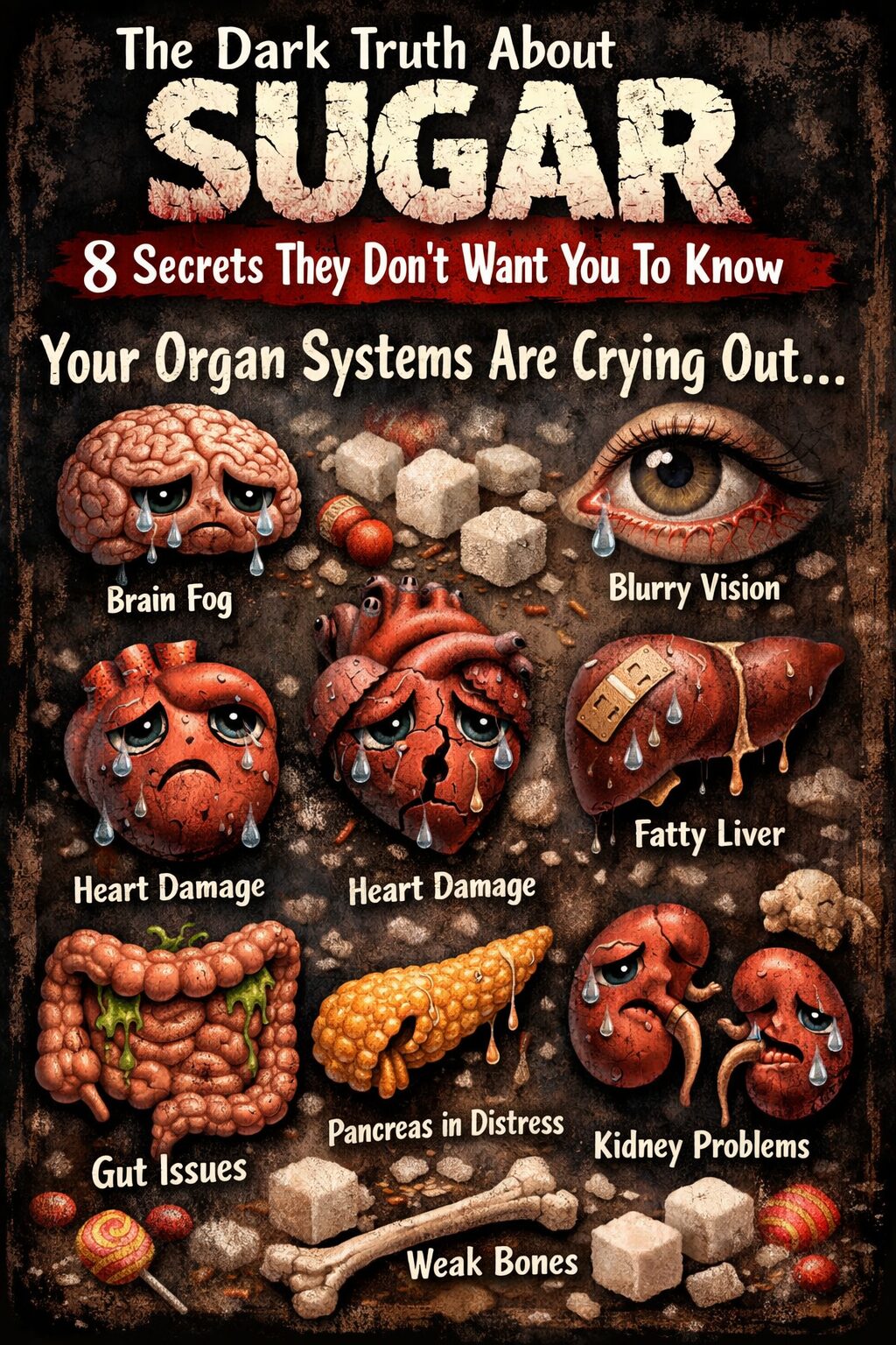 The dark truth about sugar: 8 secrets they don’t want you to know—your organ systems are crying out