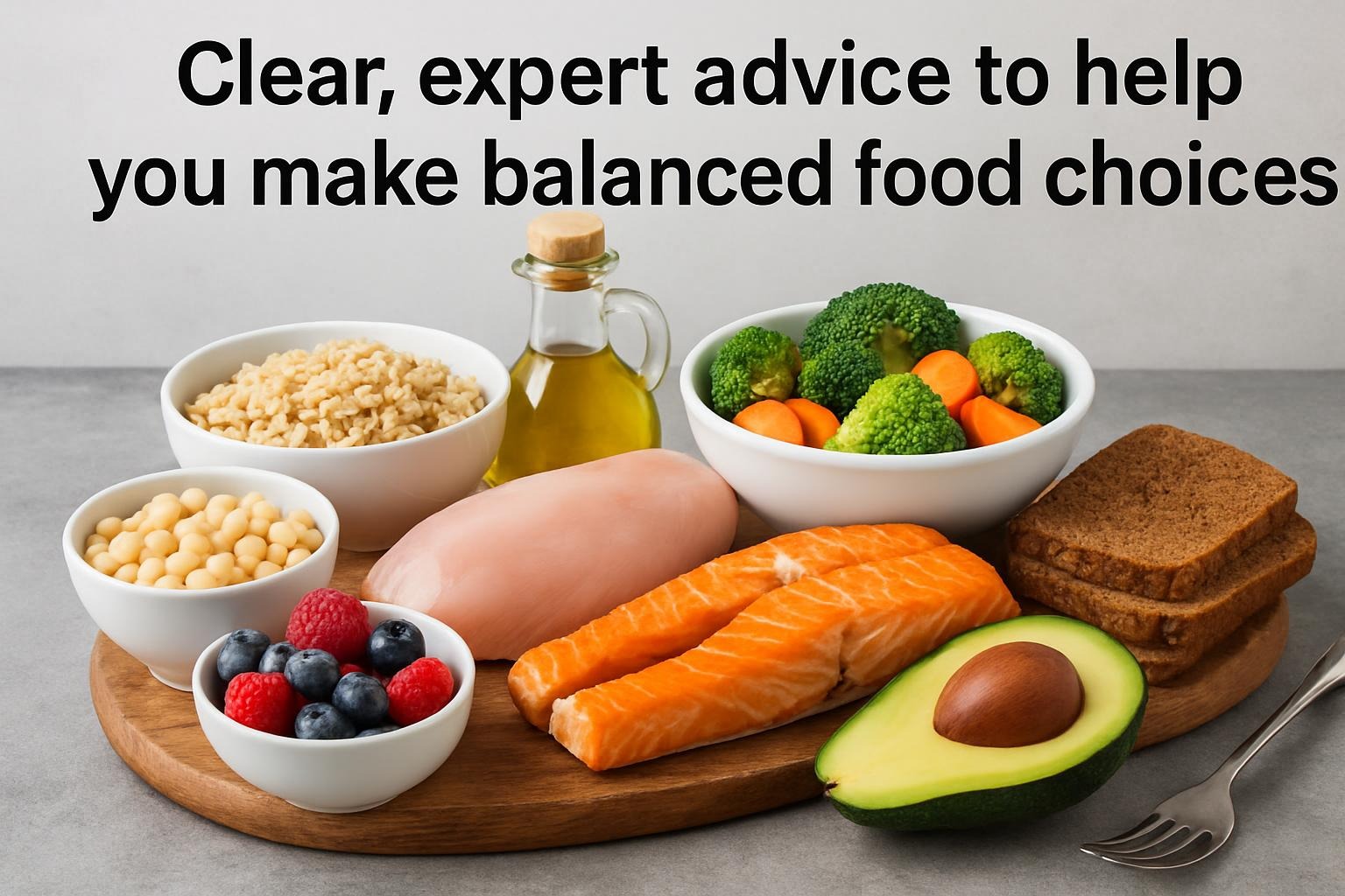Clear, expert advice to help you make balanced food choices.