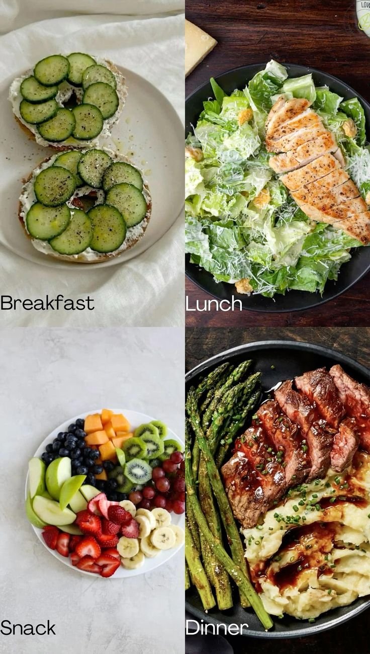 Simple Balanced Meal Plan | A Full Day of Healthy Eating
